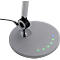 Lampe de table LED Niklas, réglable, intensité lumineuse variable, 930 lumens, L 780 x l 200 x H 830 mm, métal &amp; plastique, couleur aluminium