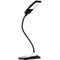Lampe de table LED Twist, 300 lumens, bras flexible, durée de vie 30 000 heures, argenté