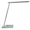 Lampe de table LED UNILUX Popy, 5 W, 500 lm, 3000-6000 K, 3 intensités lumineuses, intensité lumineuse variable, pliable, argent-blanc