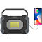 Lampe de travail à LED Ansmann FL2500R, 3 modes d'éclairage, 2400 lumens, IP64, batterie, étrier de pose/poignée, L 177 × P 129 × H 44 mm