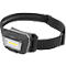 Lampe frontale à LED Ansmann HD280RS, 280 lumens, portée 21 m, 110 g, IP65, commande gestuelle, bandeau flexible, L 78,4 × l 47,4 × H 45,9 mm, noir