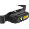 Lampe frontale LED Ansmann HD800RS, 800 lumens, portée 80 m, jusqu'à 10 h, commande gestuelle, bandeau flexible, L 82 × P 41,5 × H 52 mm, noir