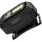 Lampe frontale LED Ansmann HD800RS, 800 lumens, portée 80 m, jusqu'à 10 h, commande gestuelle, bandeau flexible, L 82 × P 41,5 × H 52 mm, noir