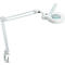Lampe LED à loupe Viso MAUL, pied de serrage, blanc
