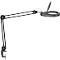 Lampe LED à loupe Viso MAUL, pied de serrage, noir