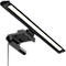 Lampe LED pour notebook UNILUX VISIOLIGHT, pour écrans d'épaisseur 5- 30 mm, 5 W, 500 lm, 3000-5000 K, intensité lumineuse variable, orientable à 120°, USB, pied de serrage, noir
