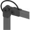 Lampe LED pour poste de travail LUCIO, 4000 K, orientable, inclinable et réglable en hauteur, 4 W, gris umbra RAL 7022