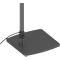 Lampe LED pour poste de travail LUCIO, 4000 K, orientable, inclinable et réglable en hauteur, 4 W, gris umbra RAL 7022