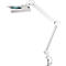 Lampe loupe LED Lentille en verre 190,5mm (7,5pouces)Pince de table blanche