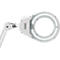 Lampe loupe LED MAULvisio, puissance 8 W, 1200 lm, lentille 3-dioptrique, base rotative, blanche