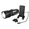 Lampe torche LED Future, avec chargeur et support mural