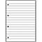 Landré Collegeblock Office DIN A4, 80 Blatt, 10 Stück, liniert