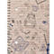 LANDRÉ gerecycled notitieboek, 80 vel, DIN A4+, 70 g/m², 4-gaats perforatie, spiraalbinding, OPTIK PAPER®, ruling 27, blauw