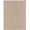 LANDRÉ gerecycled notitieboek, 80 vel, DIN A4+, 70 g/m², 4-gaats perforatie, spiraalbinding, OPTIK PAPER®, ruling 27, blauw