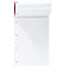 Notepad with squared pages, perforated for filing.