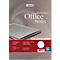 LANDRÉ recycling kantoorpapier, 250 dubbele vellen, DIN A3/A4 gevouwen, 70 g/m², vierkant, rechterkant, grijs/rood