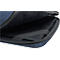 Laptophülle Exacompta Business, für Laptops 13-14'', gepolstert, Griff & Reißverschlussfach, B 370 x T 25 x H 280 mm, Post-Consumer-Polyester, blau