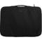 Laptophülle Exacompta Business, für Laptops 13-14'', gepolstert, Griff & Reißverschlussfach, B 370 x T 25 x H 280 mm, Post-Consumer-Polyester, schwarz