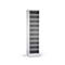 Laptopschrank mit Ladefunktion, 10 Abteile mit Zylinderschloss, Stahlblech lichtgrau RAL 7035/ anthr.grau RAL 7016