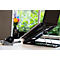 Laptopständer BakkerElkhuizen Ergo-Q 330 Circular, ergonomisch, für 1 Laptop/Tablet 13,3-17', Dokumentenhalter, zusammenklappbar, höhenverstellbar