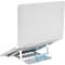 Laptopständer Kensington Easy Riser™ K50417WW, bis 16”, 6-stufig höhenverstell- und neigbar, faltbar, B 239 x T 14 x H 239 mm, Aluminium, silber