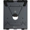 Laptopstandaard Bakker Elkhuizen Ergo-Q 160, voor laptops &amp; tablets tot 17', ergonomisch, B 215 x D 266 x H 7,5 mm, aluminium, donkergrijs mat