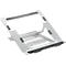 Laptopstandaard Kensington Easy Riser™ K50417WW, tot 16', in 6 standen in hoogte verstelbaar en kantelbaar, inklapbaar, B 239 x D 14 x H 239 mm, aluminium, zilver