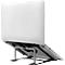 Laptopstandaard NewStar NSLS085BLACK, voor laptops 10-17″ &amp; tot 5 kg, 6-staps handmatige hoogteverstelling, inklapbaar, zwart.