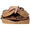 Laptoptas Exacompta Eterneco V2, lederlook, voor laptops tot 15', documenten tot DIN A4, B 400 x D 130 x H 290 mm, papier, bruin