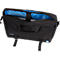 Laptoptas LIGHTPAK®, 3-in-1, voor 1 notebook tot 15,6'', hoofdvak &amp; vak met rits, afneembare schouderriem, gerecycled PET, zwart