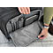 Laptoptrolley LIGHTPAK®, für 1 Notebook bis 17', Hauptfach & 3 Reissverschlussfächer, Netztasche, Laufrollen, Recycling-PET, schwarz
