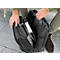 Laptoptrolley LIGHTPAK®, für 1 Notebook bis 17', Hauptfach & 3 Reissverschlussfächer, Netztasche, Laufrollen, Recycling-PET, schwarz