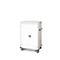 Laptopwagen met laadfunctie, 2-puntsvergrendeling, parkeerrem, 20 vakken, B 920 x D 500 x H 1250, wit