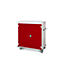 Laptopwagen mit Ladefunktion, 2-Punkt-Verriegelung, Feststellbremse, 30 Fächer, B 1310 x T 500 x H 1250, weinrot