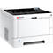 Weisser Laserdrucker von Kyocera. Auf der Oberseite ein Bedienfeld und Papiereinzug.