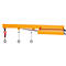 Lastarm voor heftruck, 1600-1,0, oranje RAL 2000