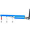 Lastarm voor heftruck, 1600-5,0, blauw RAL 5012