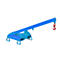 Lastarm voor heftruck, LA 25-1,0, blauw RAL 5012