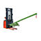Lastarm voor heftruck, LAT 25-1,0, groen RAL 6011