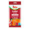 Packaging of leather wet wipes, red background with the words 'Leder' and 'Clever Care'.