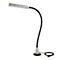 LED-Arbeitsleuchte Bauer & Böcker Fluter, 10 W, 950 lm, 5500 K, neigbar, dimmbar, Magnetfuß, IP65, L 850 mm, Aluminium, grau-schwarz