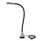 LED-Arbeitsleuchte Bauer & Böcker Glanzlicht, 3 W, 300 lm, 5500 K, neigbar, dimmbar, Magnetfuß, IP65, L 640 mm, Aluminium, grau-schwarz