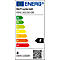 Energy label. The scale ranges from A to G. Energy efficiency class F. Bottom QR code, consumption 4 kWh/1000h. 2019/2015.