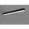 LED-Deckenleuchte RL Asterion, dimmbar, 3800 Lumen, 230 V, 2700-6500 Kelvin, bis zu 25.000 h, B 1180 x T 140 x H 70 mm, Metall, matt schwarz