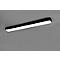 LED-Deckenleuchte RL Asterion, dimmbar, 3800 Lumen, 230 V, 2700-6500 Kelvin, bis zu 25.000 h, B 1180 x T 140 x H 70 mm, Metall, matt schwarz