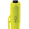 Bright yellow stick with black button on top. A plus sign and a battery symbol are depicted.