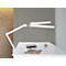 LED-klemlicht MAULcraft duo, 2 koppen, vermogen 22 W, dimbaar, 360° draaibaar, 2860 lm, klembreedte 63 mm, wit