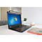 LED-klemverlichting UNILUX Travelight, voor notebooks &amp; desktopschermen, vermogen 4,5 W, 350 lm, 2900-5300 K, dimbaar, USB-aansluiting, klembreedte 5-30 mm, zwart