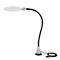 LED-Lupenleuchte Bauer & Böcker Slim, 6-fache Vergrößerung, 7,5 W, 460 lm, 5500 K, neigbar, IP65, Magnetfuß, Kunststoff, schwarz