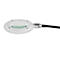 LED-Lupenleuchte Bauer & Böcker Slim, 6-fache Vergrößerung, 7,5 W, 460 lm, 5500 K, neigbar, IP65, Magnetfuß, Kunststoff, schwarz